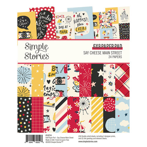 Simple Stories - Say Cheese Main Street Collection - 6 x 8 Paper Pad