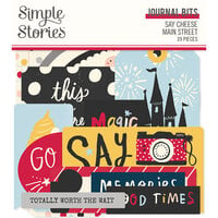 Simple Stories - Say Cheese Main Street Collection - Ephemera - Journal Bits