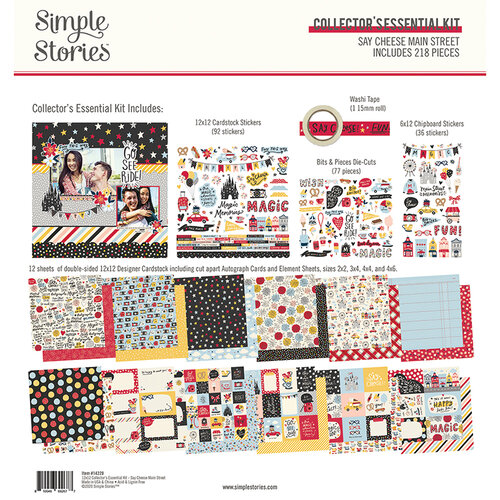 Simple Stories - Say Cheese Main Street - 12 x 12 Collector's Essential Kit
