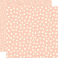 Simple Stories - Say Cheese Main Street - 12 x 12 Double Sided Paper - Blush Dots