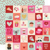 Simple Stories - Sweet Talk Collection - 12 x 12 Double Sided Paper - 2 x 2 Elements