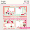 Simple Stories - Sweet Talk Collection - Simple Pages Page Kit - All My Love