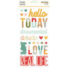 Simple Stories - Hello Today Collection - Foam Stickers