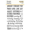 Simple Stories - Hello Today Collection - Clear Photopolymer Stamps