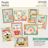 Simple Stories - Hello Today Collection - Simple Cards Card Kit - Hello Friend