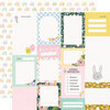 Simple Stories - Bunnies and Blooms Collection - 12 x 12 Double Sided Paper - Journal Elements