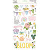 Simple Stories - Bunnies and Blooms Collection - 6 x 12 Chipboard Stickers