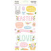 Simple Stories - Bunnies and Blooms Collection - Foam Stickers