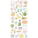 Simple Stories - Bunnies and Blooms Collection - Puffy Stickers