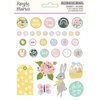 Simple Stories - Bunnies and Blooms Collection - Decorative Brads