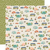 Simple Stories - Safe Travels Collection - 12 x 12 Double Sided Paper - Road Trip