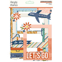 Simple Stories - Safe Travels Collection - Chipboard Frames