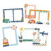 Simple Stories - Safe Travels Collection - Chipboard Frames