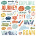 Simple Stories - Safe Travels Collection - Foam Stickers