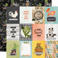 Simple Stories - Simple Vintage Farmhouse Garden Collection - 12 x 12 Double Sided Paper - 3 x 4 Elements