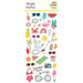 Simple Stories - Sunkissed Collection - Puffy Stickers