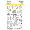 Simple Stories - Sunkissed Collection - Clear Photopolymer Stamps