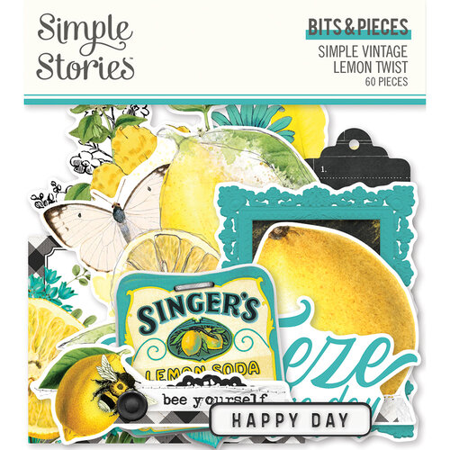 Simple Stories - Simple Vintage Lemon Twist Collection - Bits and Pieces