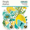 Simple Stories - Simple Vintage Lemon Twist Collection - Floral Bits and Pieces