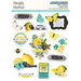 Simple Stories - Simple Vintage Lemon Twist Collection - Layered Stickers