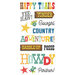 Simple Stories - Howdy! Collection - Foam Stickers