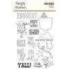 Simple Stories - Howdy! Collection - Clear Photopolymer Stamps