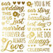 Simple Stories - Happily Ever After Collection - Foam Stickers
