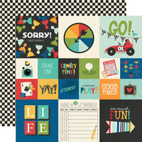 Simple Stories - Family Fun Collection - 12 x 12 Double Sided Paper - 2 x 2 and 4 x 4 Elements