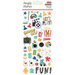 Simple Stories - Family Fun Collection - Puffy Stickers