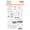 Simple Stories - Family Fun Collection - Clear Photopolymer Stamps