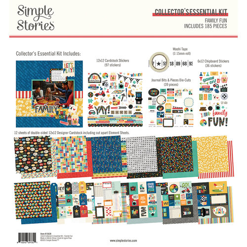 Simple Stories - Family Fun Collection - 12 x 12 Collector's Essential Kit