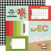 Simple Stories - Make It Merry Collection - Christmas - 12 x 12 Double Sided Paper - 4 x 6 Elements