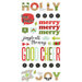 Simple Stories - Make It Merry Collection - Christmas - Foam Stickers