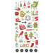 Simple Stories - Make It Merry Collection - Christmas - Puffy Stickers