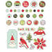 Simple Stories - Make It Merry Collection - Christmas - Decorative Brads