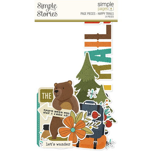 Simple Stories - Simple Pages Collection - Page Pieces - Happy Trails