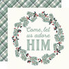 Simple Stories - Oh, Holy Night Collection - Christmas - 12 x 12 Double Sided Paper - Adore Him