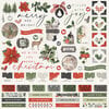 Simple Stories - Simple Vintage Rustic Christmas Collection - 12 x 12 Cardstock Stickers