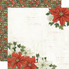 Simple Stories - Simple Vintage Rustic Christmas Collection - 12 x 12 Double Sided Paper - Peace On Earth