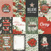 Simple Stories - Simple Vintage Rustic Christmas Collection - 12 x 12 Double Sided Paper - 3 x 4 Elements