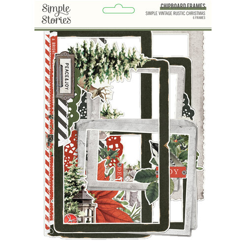 Simple Stories - Simple Vintage Rustic Christmas Collection - Chipboard Frames