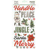 Simple Stories - Simple Vintage Rustic Christmas Collection - Foam Stickers