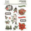 Simple Stories - Simple Vintage Rustic Christmas Collection - Layered Stickers