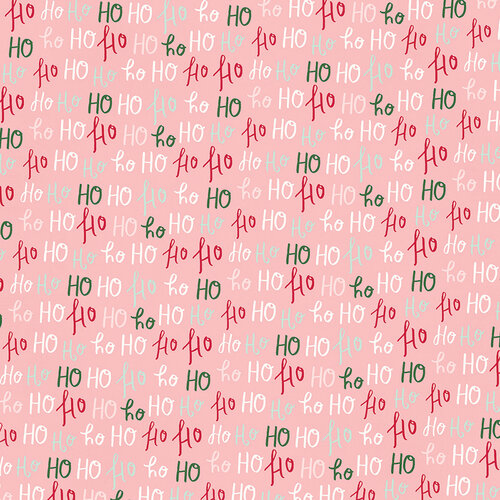 Simple Stories - Holly Days Collection - Christmas - 12 x 12 Double Sided Paper - Hey Santa!