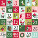 Simple Stories - Holly Days Collection - Christmas - 12 x 12 Double Sided Paper - 2 x 2 Elements