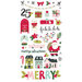 Simple Stories - Holly Days Collection - Christmas - 6 x 12 Chipboard Stickers