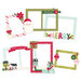 Simple Stories - Holly Days Collection - Christmas - Chipboard Frames