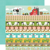 Simple Stories - Homegrown Collection - 12 x 12 Double Sided Paper - Farm Life