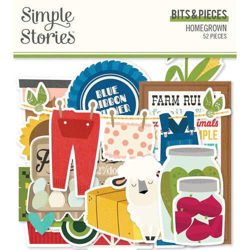 Simple Stories - Homegrown Collection - Bits and Pieces
