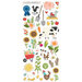Simple Stories - Homegrown Collection - Puffy Stickers